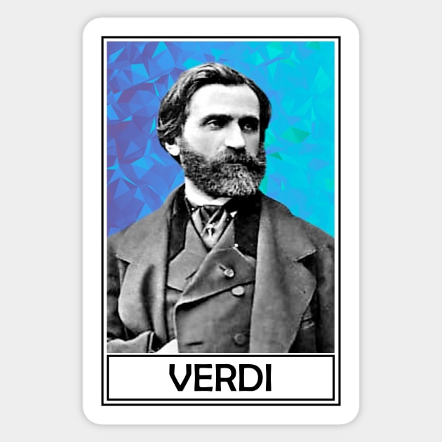 Giuseppe Verdi Sticker by TheMusicophile